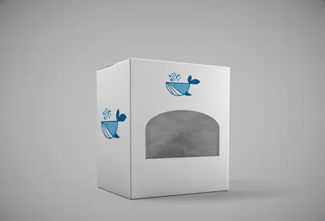 透明纸盒包装样机图片