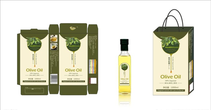 橄榄油包装图片