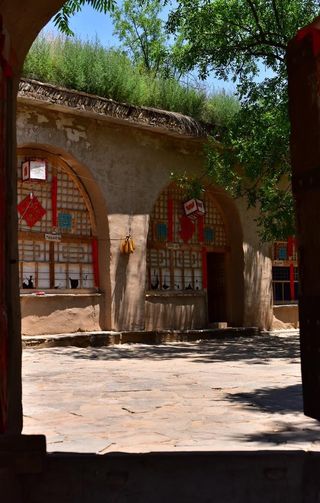 陕北窑洞 陕北民居 陕北土窑图片