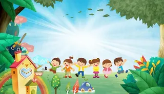 卡通儿童背景图片