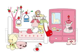 温馨可爱卡通家居下载图片