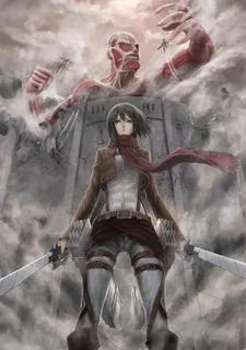 进击的巨人三笠图片