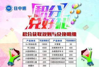 目中明积分换好礼活动图片