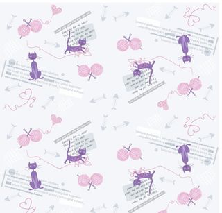 可爱猫背景底纹图片