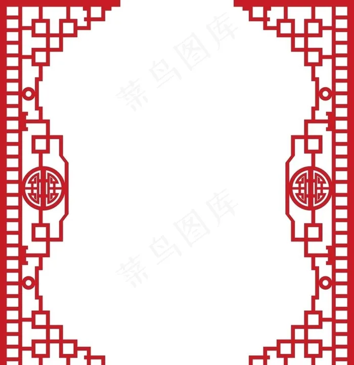 中式底纹边框 素材 矢量图图片cdr矢量模版下载
