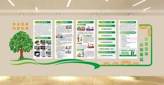 禁毒文化墙图片