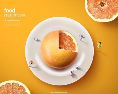 创意果蔬海报图片