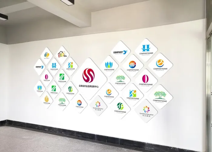 logo形象墙图片cdr矢量模版下载