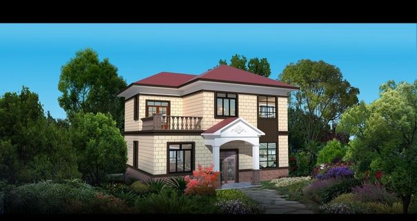 二层现代别墅图片