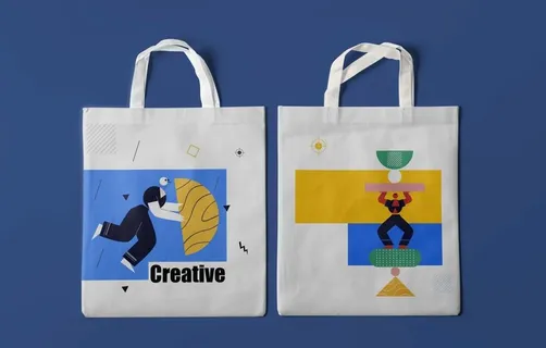 环保袋样机图片