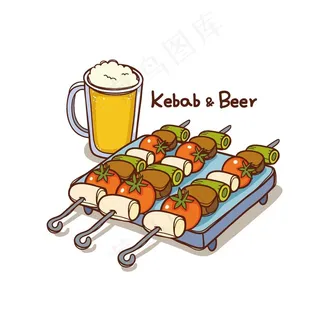 矢量烧烤图片