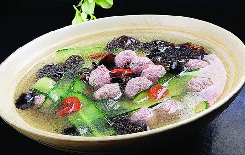 生氽丸子汤图片