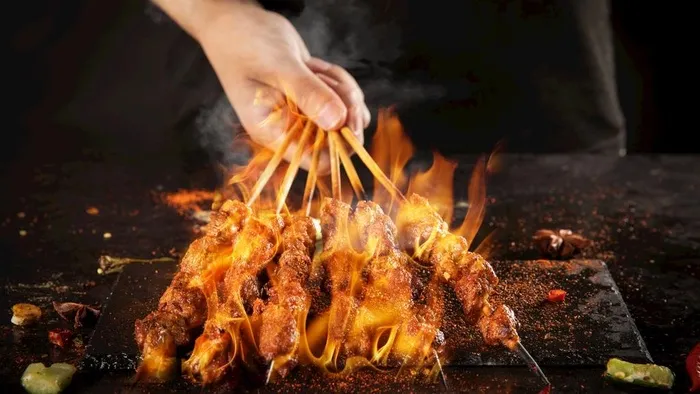 烧烤图片psd模版下载