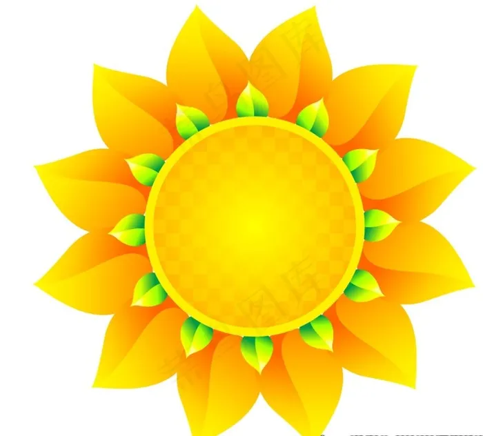 太阳花图片cdr矢量模版下载