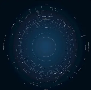 星空星云矢量素材图片