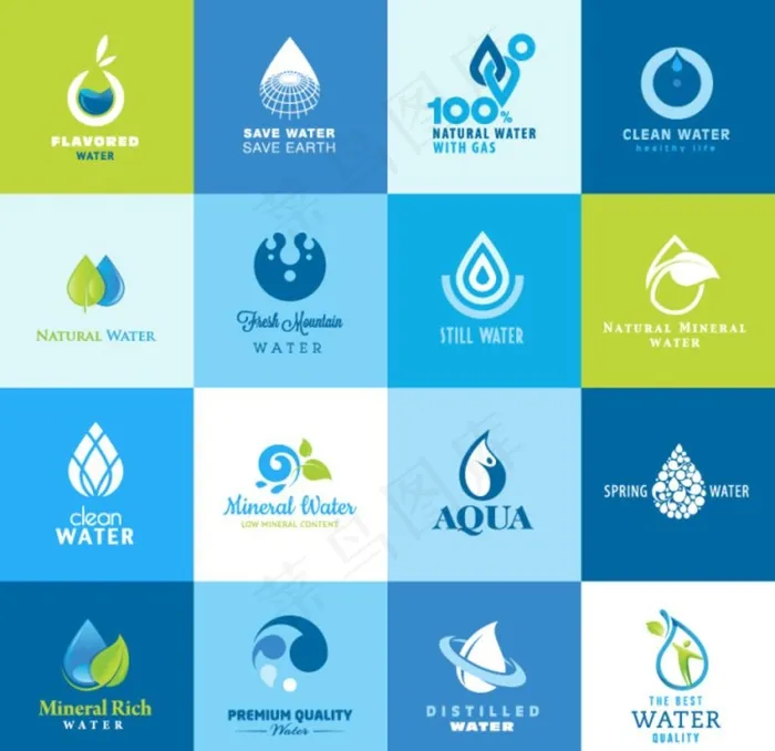 水滴LOGO图片