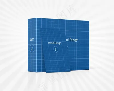 光碟包装盒样机图片