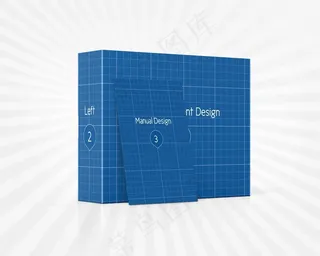 光碟包装盒样机图片