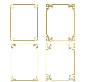 边框 中式花纹 新中式 中式窗图片