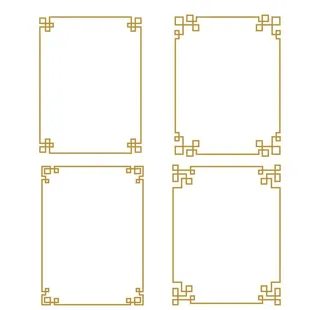 边框 中式花纹 新中式 中式窗图片