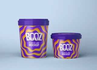 冰淇淋碗样机图片