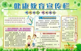口腔健康教育宣传栏图片