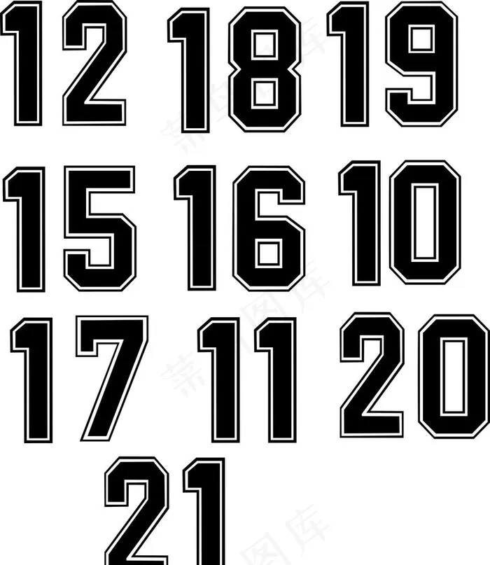 篮球服字体图片cdr矢量模版下载