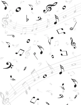 音乐符号背景图片