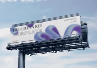 户外广告样机图片