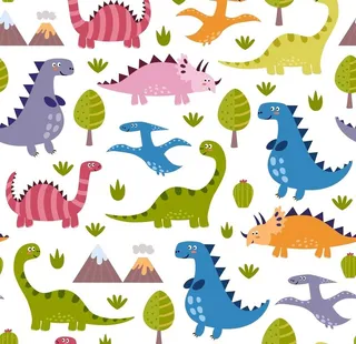 卡通恐龙           图片