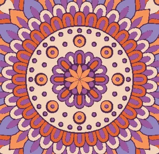 民族古典花纹底纹背景图片