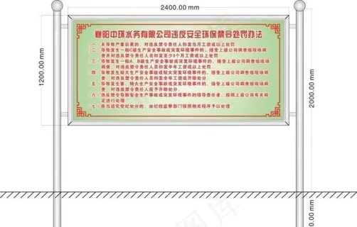 不锈钢宣传栏图片