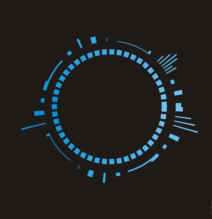 科技圆框图片cdr矢量模版下载