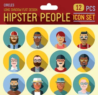 卡通人物图标图片