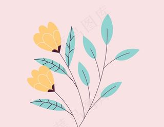 花矢量图片