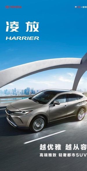 一汽丰田凌放汽车海报图片