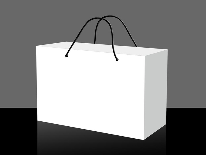 手提绳礼盒效果图图片