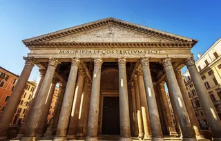 罗马建筑高清风景画图片