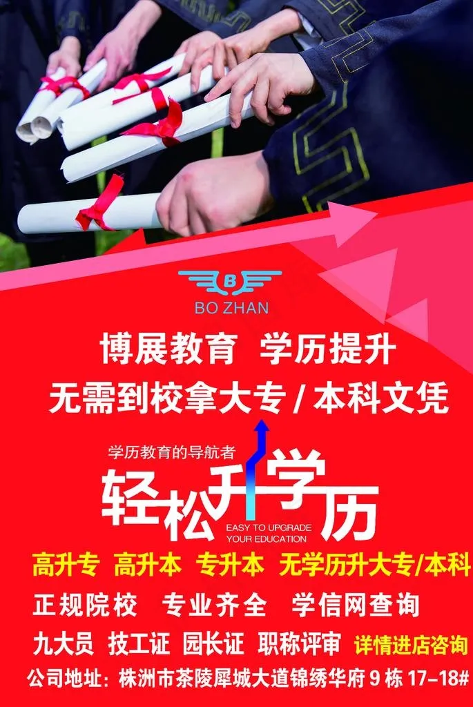 学历提升图片(3858X5512(DPI:350))psd模版下载