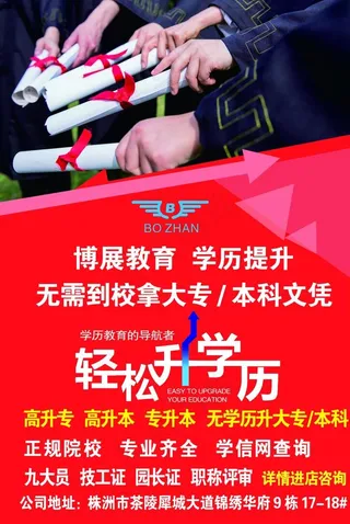 学历提升图片