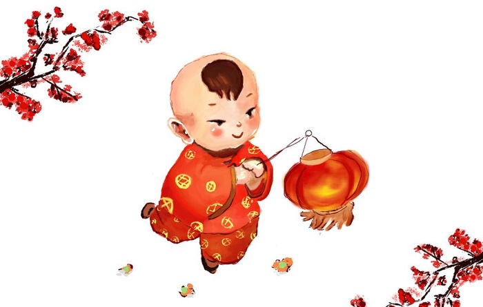 年画娃娃图片