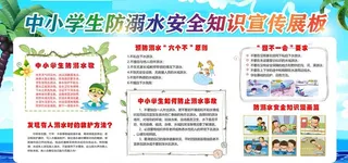 防溺水宣传栏图片