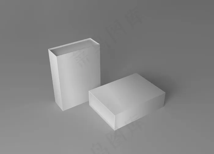 盒子样机图片psd模版下载