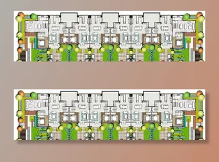 小区户型平面图图片