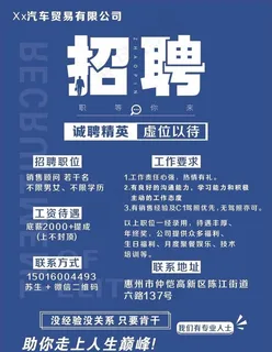 招聘广告图片