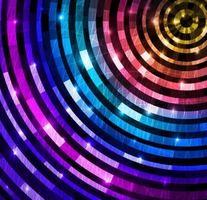 炫彩圆环背景图片eps,ai矢量模版下载