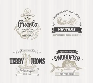 海鲜餐厅 标签图片