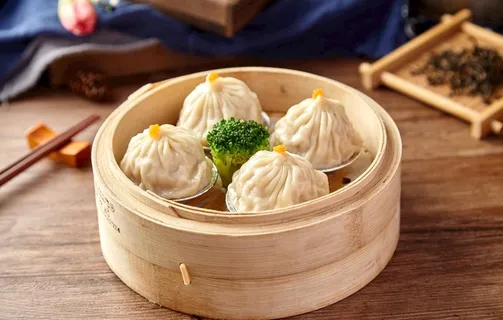 灌汤小笼菜鸟图库片