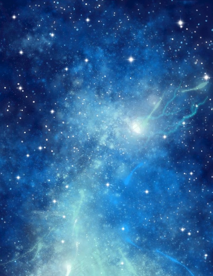 星空背景图片psd模版下载