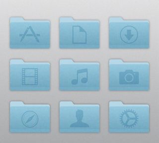 苹果文件夹图标图片